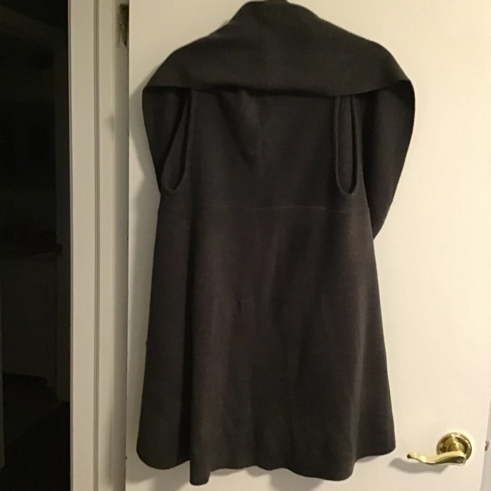 Look By M Black Soft Open Front Basic Shawl Vest - image 2